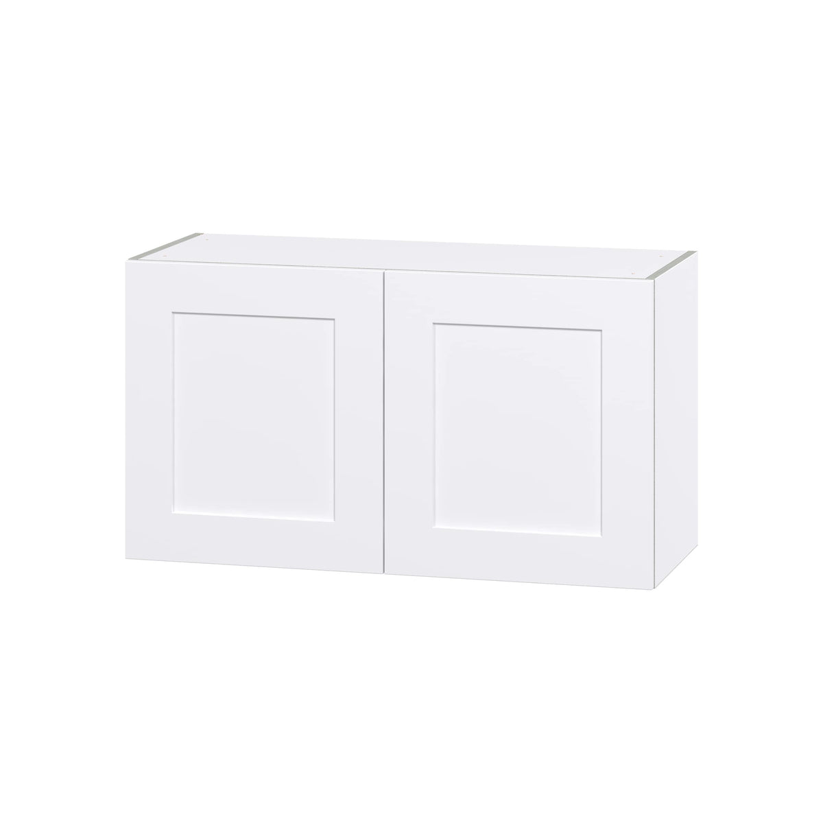 Hugo&Borg Jolie 36-in W x 20-in H x 14-in D Warm White Wall Fully Assembled Cabinet (Flat Panel Shaker Door Style)