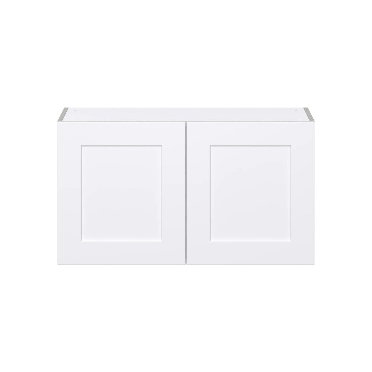 Hugo&Borg Jolie 36-in W x 20-in H x 14-in D Warm White Wall Fully Assembled Cabinet (Flat Panel Shaker Door Style)