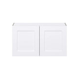 Hugo&Borg Jolie 36-in W x 20-in H x 14-in D Warm White Wall Fully Assembled Cabinet (Flat Panel Shaker Door Style)