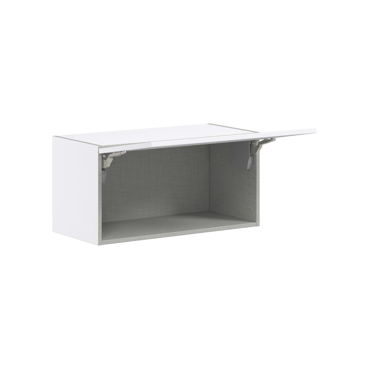 Hugo&Borg Jolie 30-in W x 15-in H x 14-in D Warm White Wall Fully Assembled Cabinet (Flat Panel Shaker Door Style)
