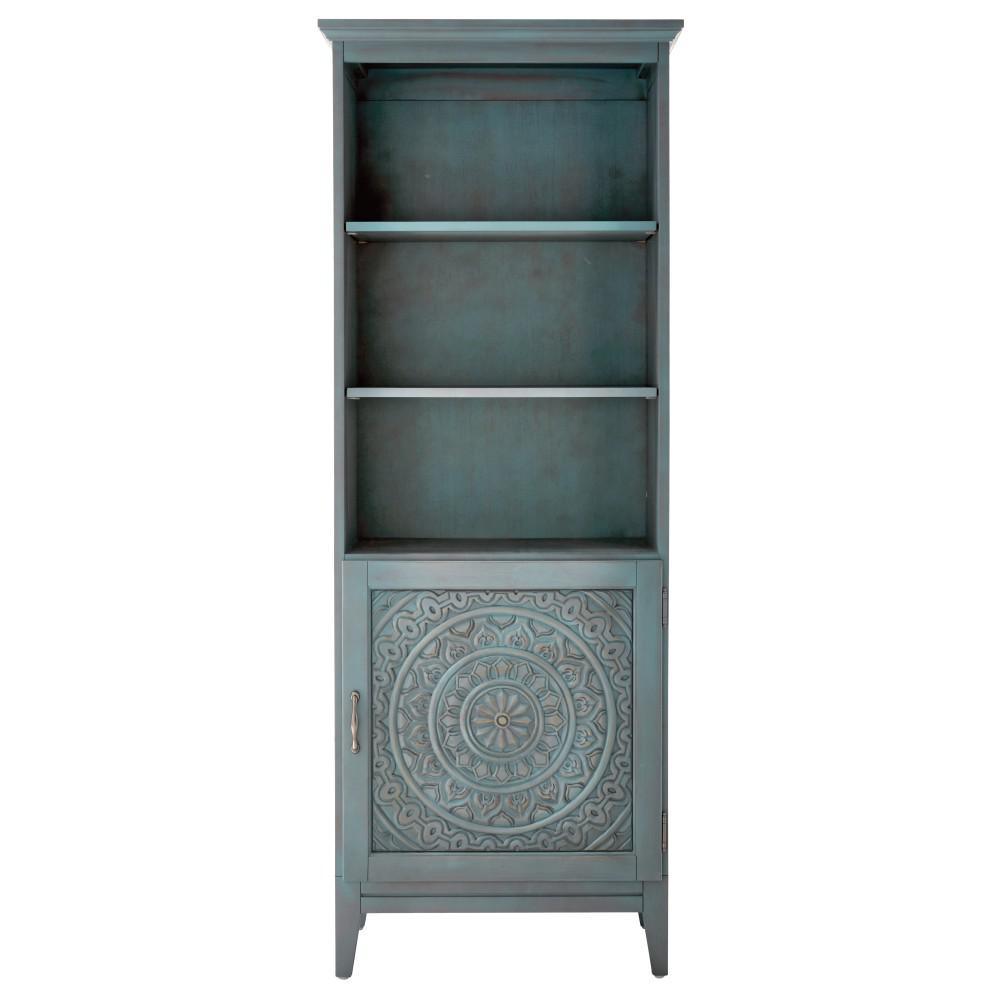 Chennai 25 in. W Linen Cabinet in White Wash - Super Arbor