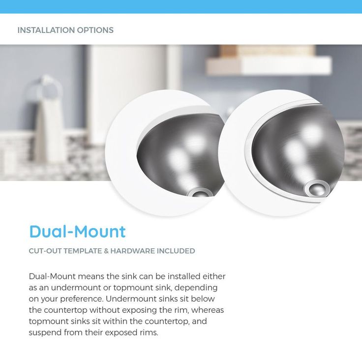 MR Direct Dual-Mount Bathroom Vessel Sink in Stainless Steel