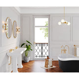 Progress Lighting Haas 4-Light Brushed Bronze Mid-century Chandelier