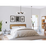 Progress Lighting Atwell 5-Light Matte Black Mid-century Chandelier