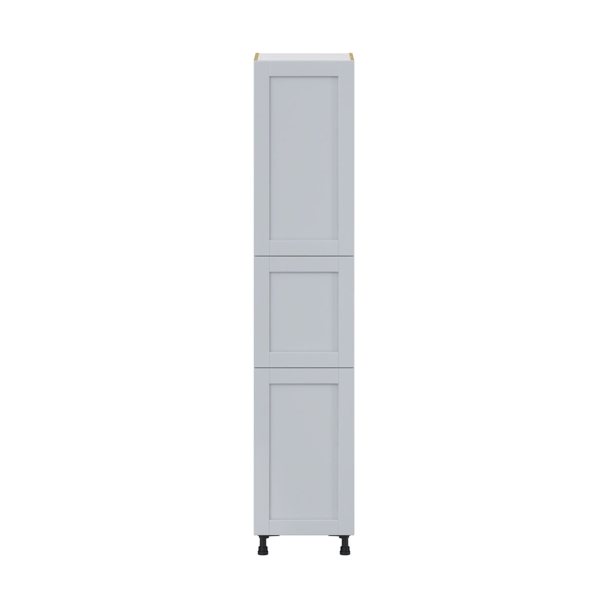 Hugo&Borg Charlesberg 18-in W x 89.5-in H x 24-in D Gray Pantry Fully Assembled Cabinet (Flat Panel Shaker Door Style)