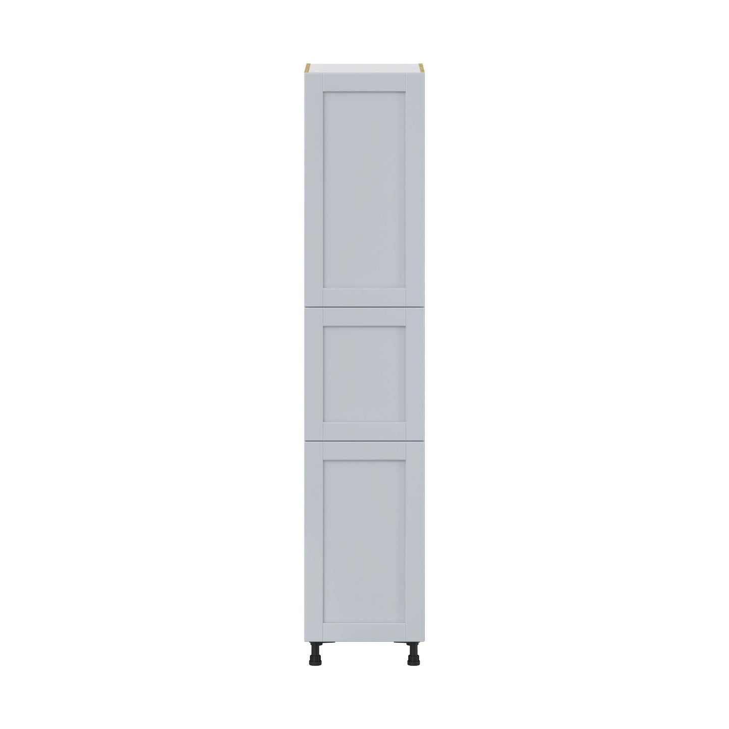 Hugo&Borg Charlesberg 18-in W x 89.5-in H x 24-in D Gray Pantry Fully Assembled Cabinet (Flat Panel Shaker Door Style)