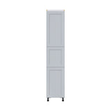 Hugo&Borg Charlesberg 18-in W x 89.5-in H x 24-in D Gray Pantry Fully Assembled Cabinet (Flat Panel Shaker Door Style)