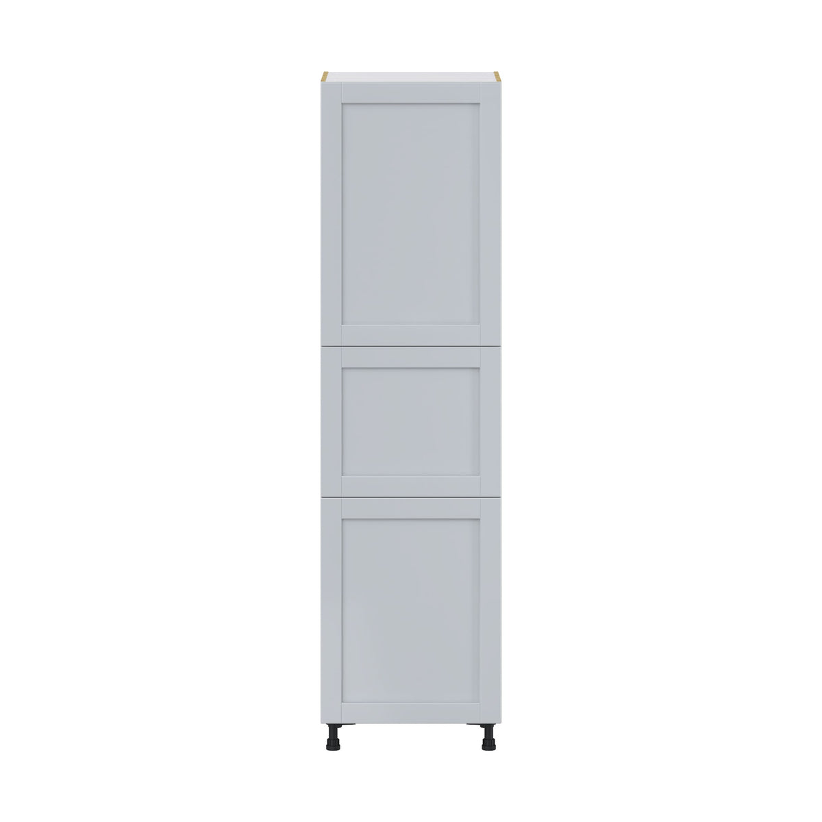 Hugo&Borg Charlesberg 24-in W x 89.5-in H x 24-in D Gray Pantry Fully Assembled Cabinet (Flat Panel Shaker Door Style)