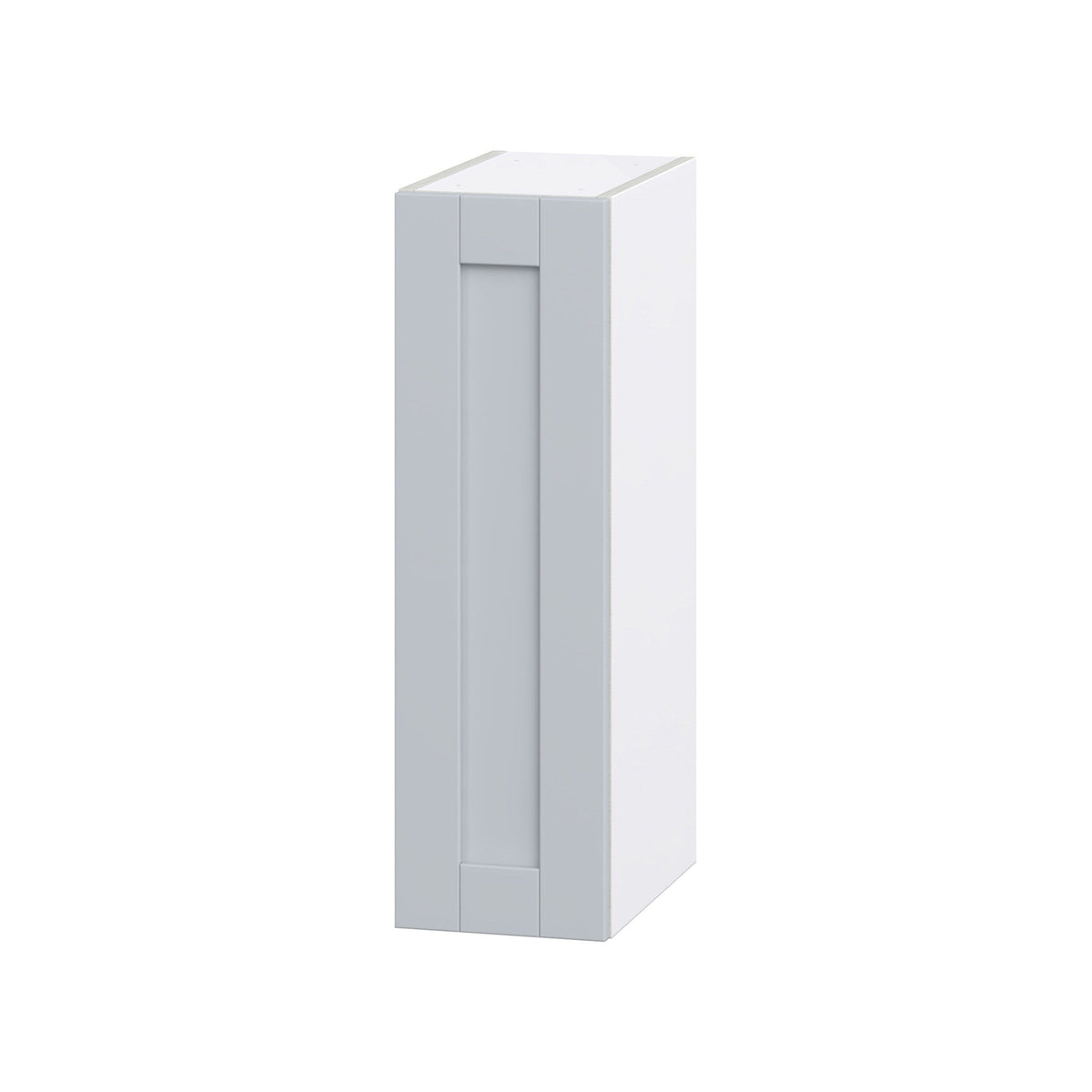 Hugo&Borg Charlesberg 9-in W x 30-in H x 14-in D Gray Wall Fully Assembled Cabinet (Flat Panel Shaker Door Style)