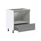Hugo&Borg Beaumont 30-in W x 34.5-in H x 24-in D Slate Gray 1-Drawer Base Fully Assembled Cabinet