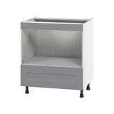 Hugo&Borg Beaumont 30-in W x 34.5-in H x 24-in D Slate Gray 1-Drawer Base Fully Assembled Cabinet
