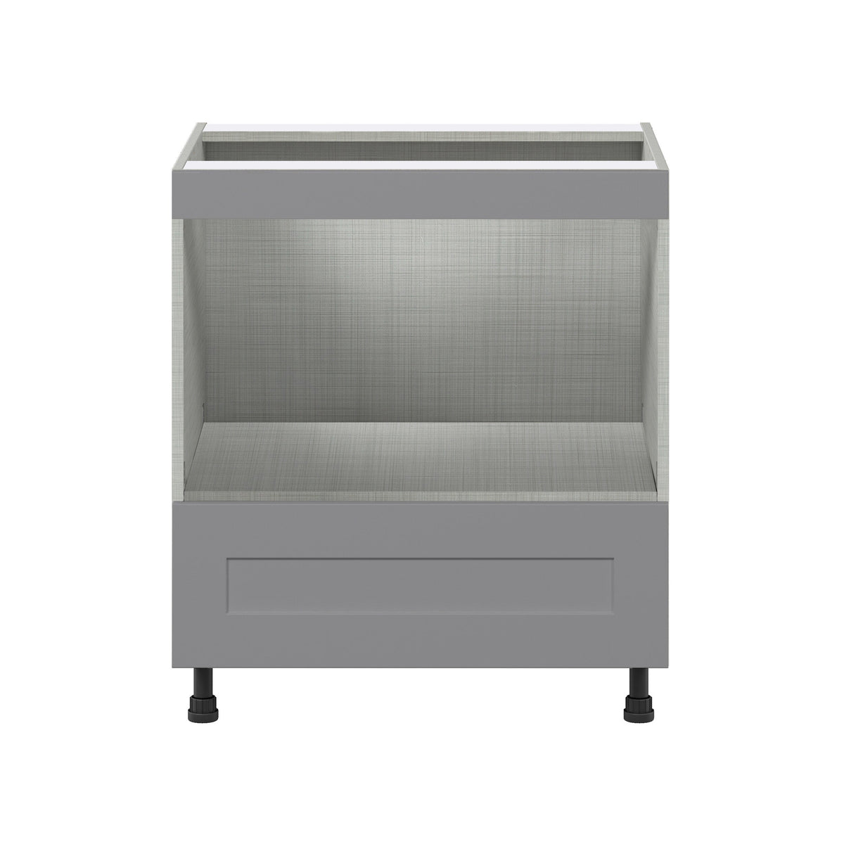Hugo&Borg Beaumont 30-in W x 34.5-in H x 24-in D Slate Gray 1-Drawer Base Fully Assembled Cabinet