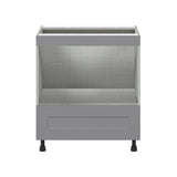 Hugo&Borg Beaumont 30-in W x 34.5-in H x 24-in D Slate Gray 1-Drawer Base Fully Assembled Cabinet