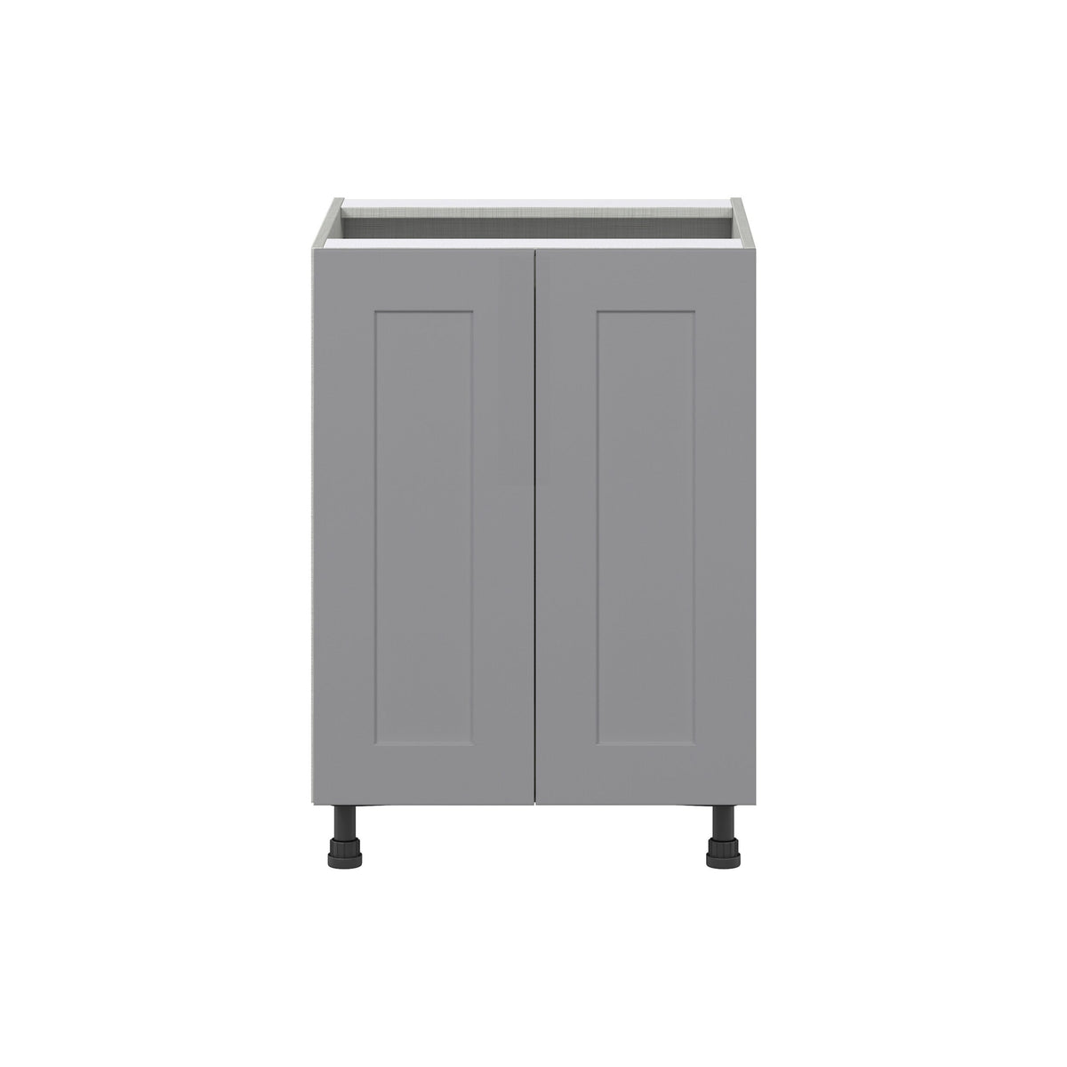 Hugo&Borg Beaumont 24-in W x 34.5-in H x 24-in D Slate Gray Base Fully Assembled Cabinet (Flat Panel Shaker Door Style)