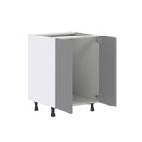 Hugo&Borg Beaumont 24-in W x 34.5-in H x 24-in D Slate Gray Base Fully Assembled Cabinet (Flat Panel Shaker Door Style)