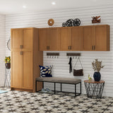 Project Source Omaha Unfinished 18-in W x 34.5-in H x 24.5-in D Unfinished Poplar 1-Drawer Base Ready To Assemble Cabinet (Recessed Panel Shaker Style)