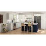 Project Source Omaha Unfinished 36-in W x 34.5-in H x 24.5-in D Unfinished Poplar 1-Drawer Base Ready To Assemble Cabinet (Recessed Panel Shaker Style)