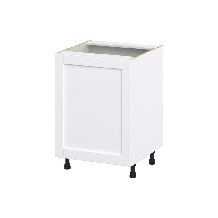 Hugo&Borg Rosemont 24-in W x 34.5-in H x 24-in D Glacier White Sink Base Fully Assembled Cabinet (Flat Panel Shaker Style)
