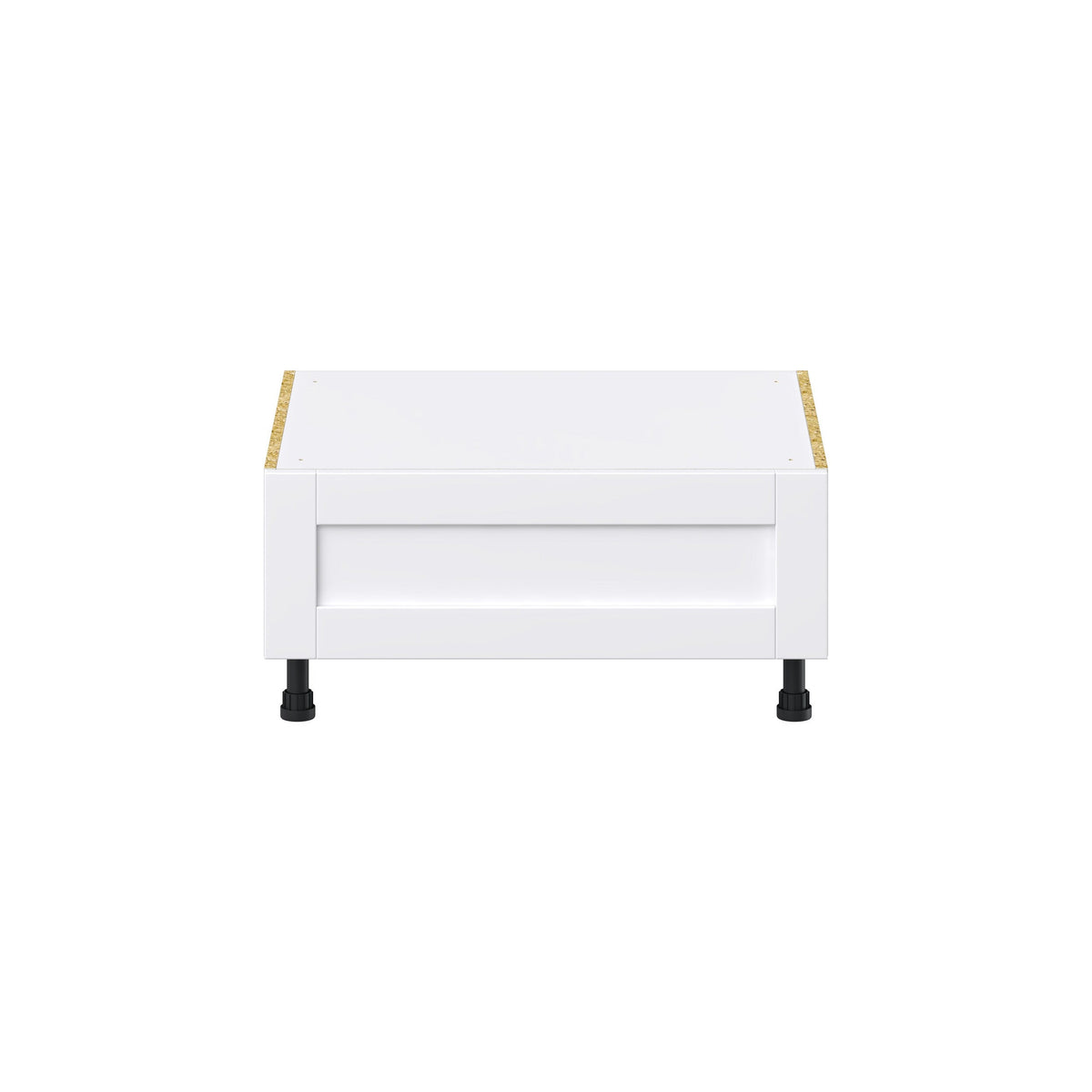 Hugo&Borg Rosemont 30-in W x 14.5-in H x 24-in D Glacier White 1-Drawer Base Fully Assembled Cabinet