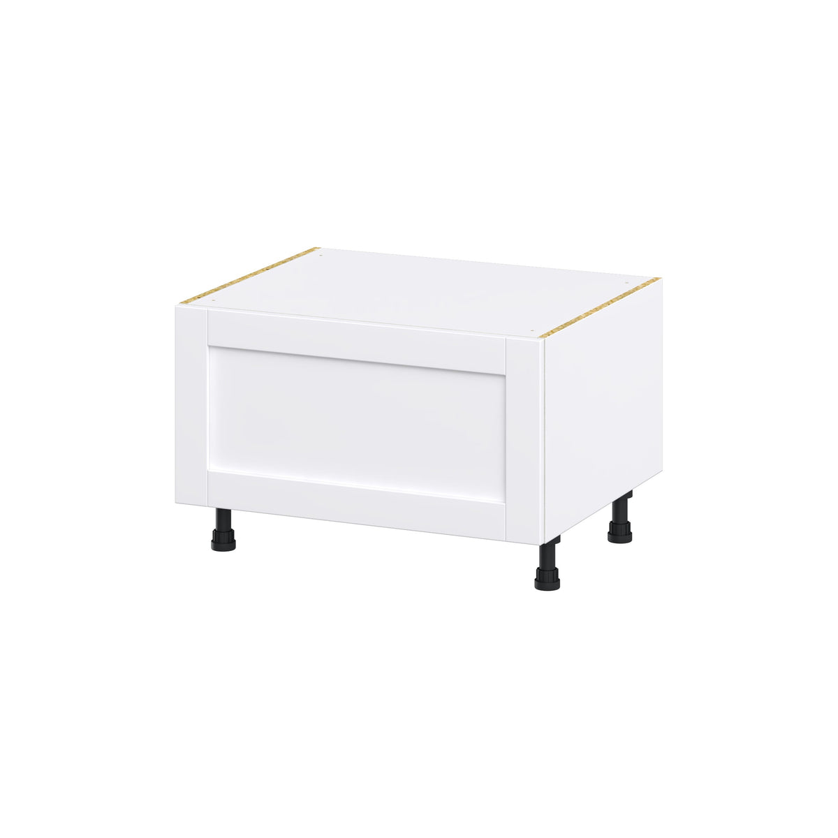 Hugo&Borg Rosemont 30-in W x 19.5-in H x 24-in D Glacier White 1-Drawer Base Fully Assembled Cabinet
