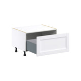 Hugo&Borg Rosemont 30-in W x 19.5-in H x 24-in D Glacier White 1-Drawer Base Fully Assembled Cabinet