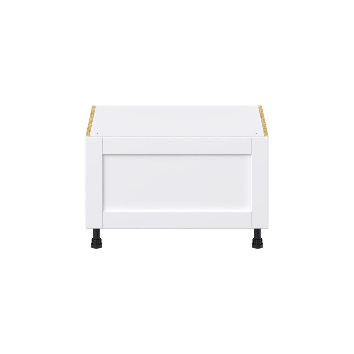 Hugo&Borg Rosemont 30-in W x 19.5-in H x 24-in D Glacier White 1-Drawer Base Fully Assembled Cabinet