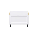 Hugo&Borg Rosemont 30-in W x 19.5-in H x 24-in D Glacier White 1-Drawer Base Fully Assembled Cabinet