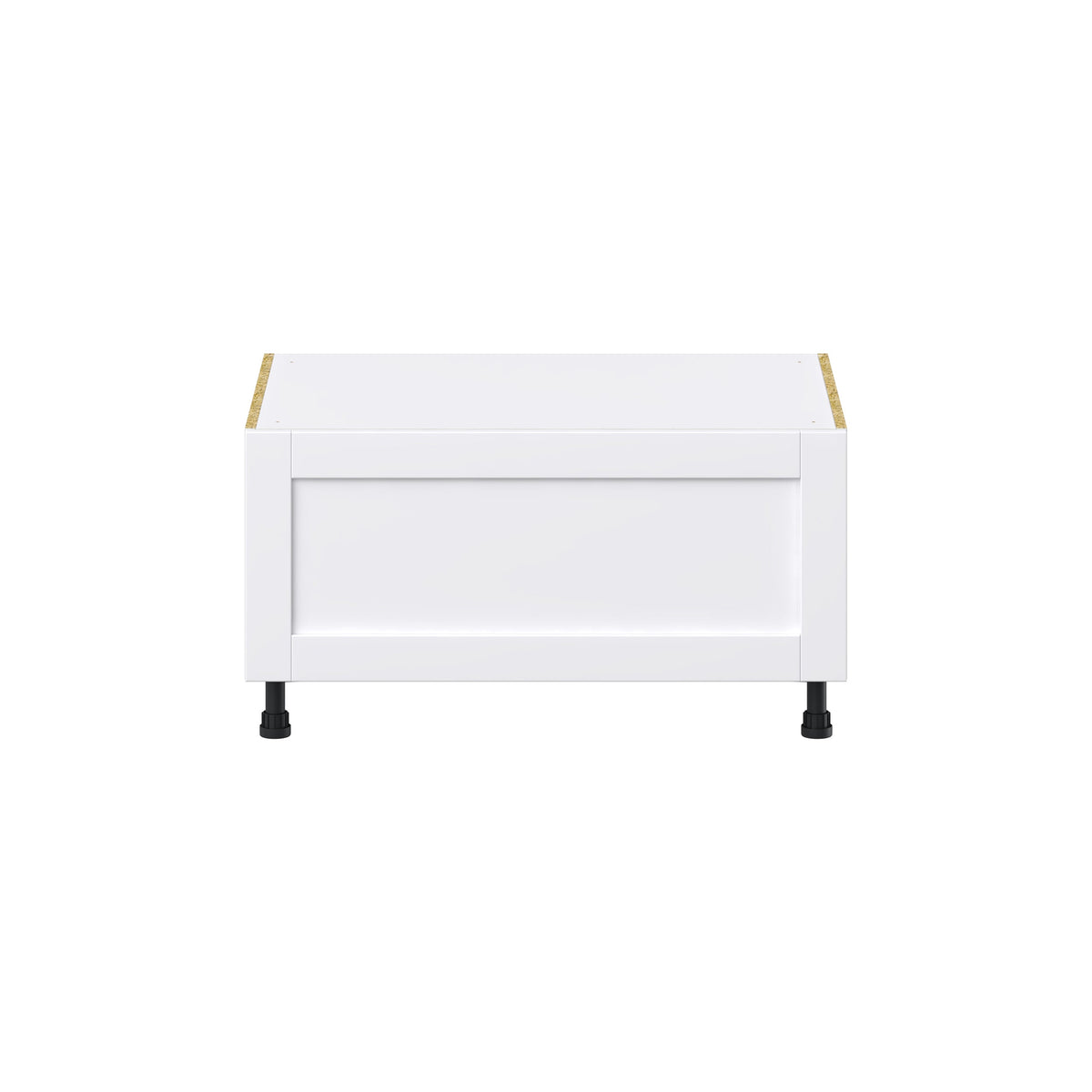 Hugo&Borg Rosemont 36-in W x 19.5-in H x 24-in D Glacier White 1-Drawer Base Fully Assembled Cabinet