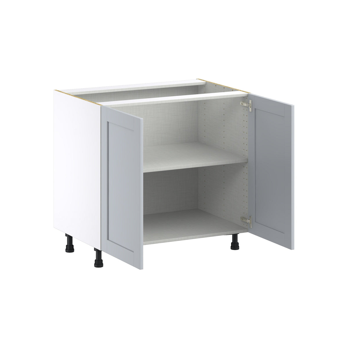 Hugo&Borg Charlesberg 36-in W x 34.5-in H x 24-in D Gray Base Fully Assembled Cabinet (Flat Panel Shaker Door Style)