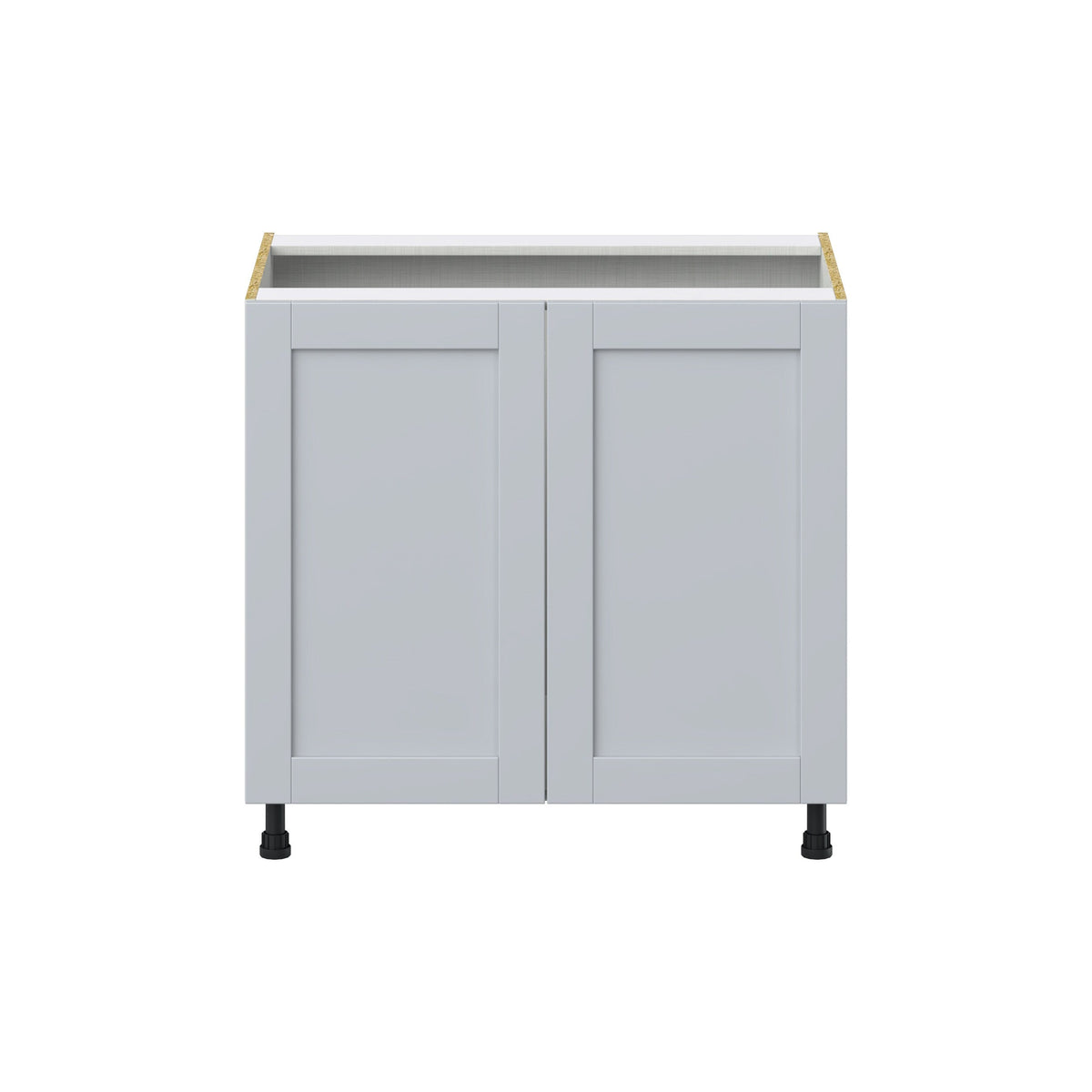 Hugo&Borg Charlesberg 36-in W x 34.5-in H x 24-in D Gray 3-Drawers Base Fully Assembled Cabinet (Flat Panel Shaker Style)