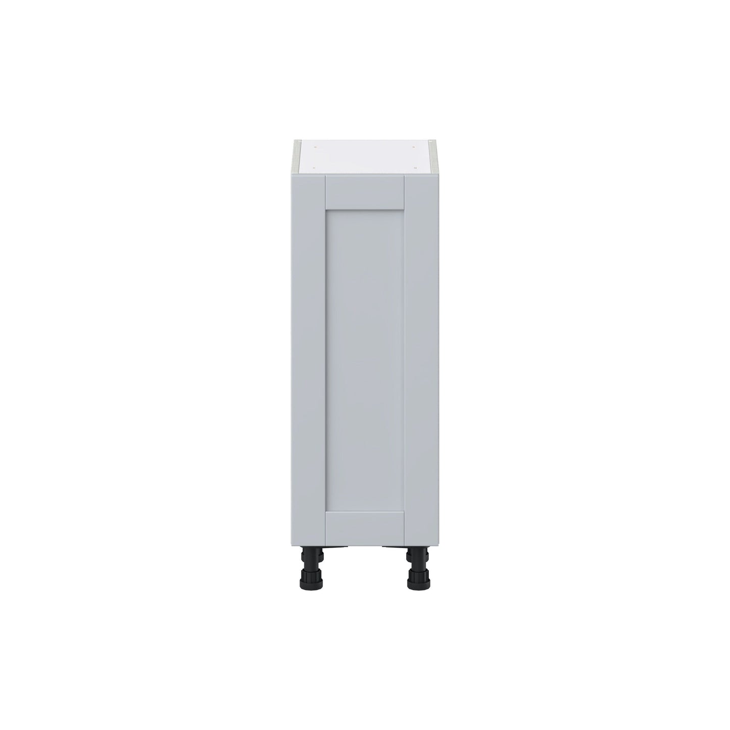 Hugo&Borg Charlesberg 12-in W x 34.5-in H x 14-in D Gray Base Fully Assembled Cabinet (Flat Panel Shaker Door Style)