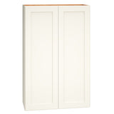 Diamond Express Jamestown 27-in W x 42-in H x 12-in D White Wall Fully Assembled Plywood Cabinet (Recessed Panel Shaker Door Style)