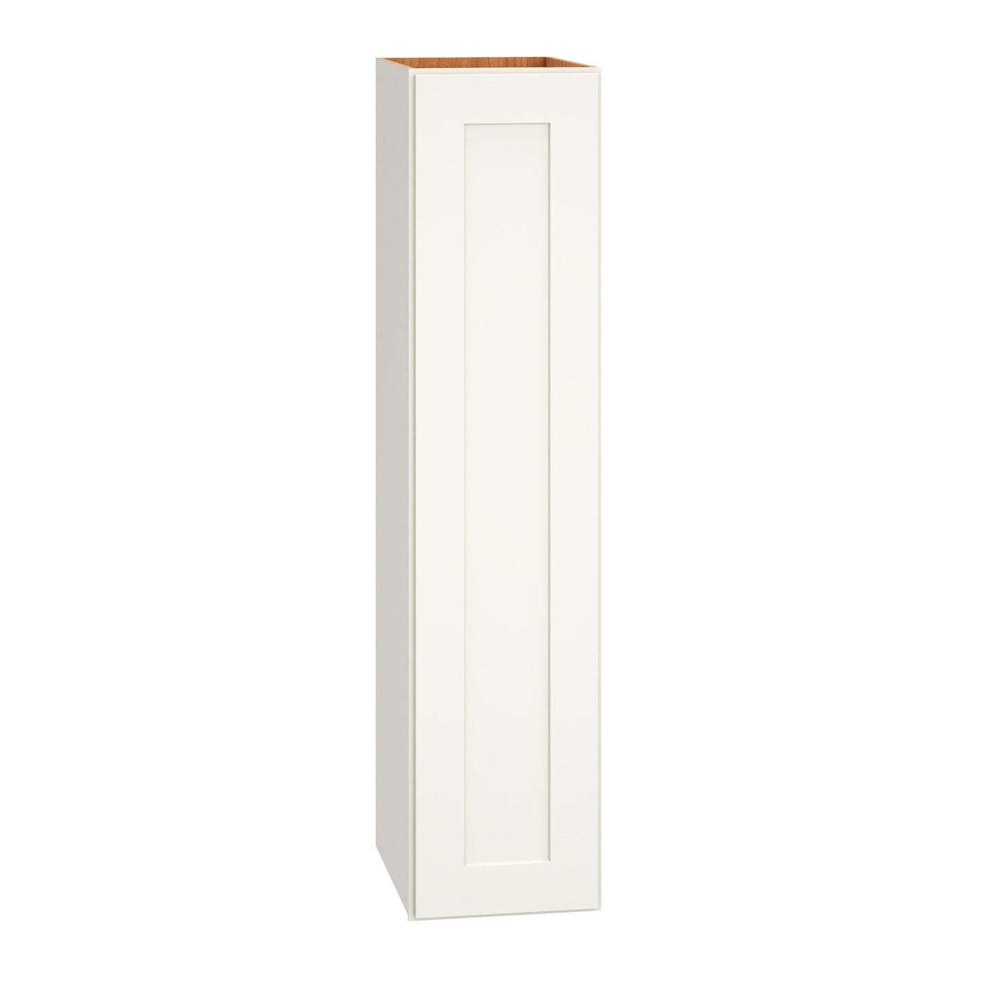 Diamond Express Jamestown 9-in W x 39-in H x 12-in D White Wall Fully Assembled Plywood Cabinet (Recessed Panel Shaker Door Style)