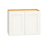 Diamond Express Jamestown 24-in W x 18-in H x 12-in D White Wall Fully Assembled Plywood Cabinet (Recessed Panel Shaker Door Style)