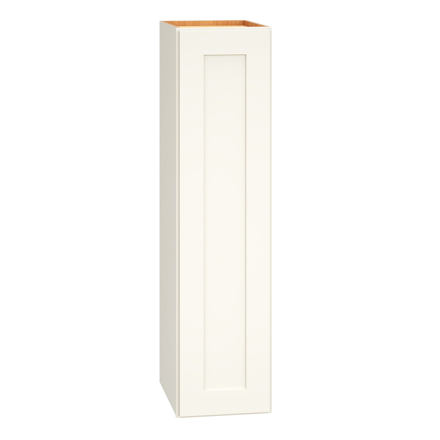Diamond Express Jamestown 9-in W x 36-in H x 12-in D White Wall Fully Assembled Plywood Cabinet (Recessed Panel Shaker Door Style)