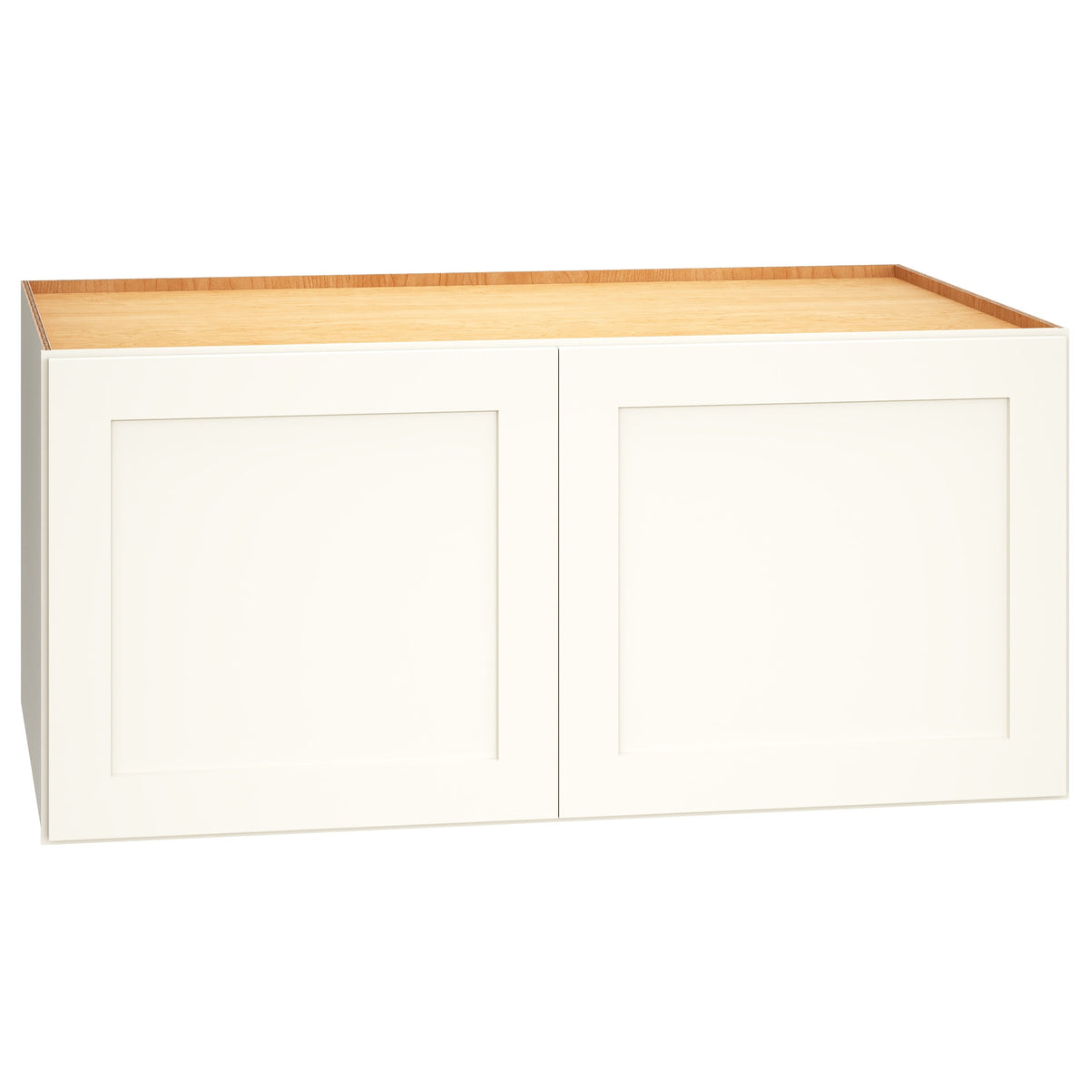 Diamond Express Jamestown 39-in W x 18-in H x 24-in D White Wall Fully Assembled Plywood Cabinet (Recessed Panel Shaker Door Style)