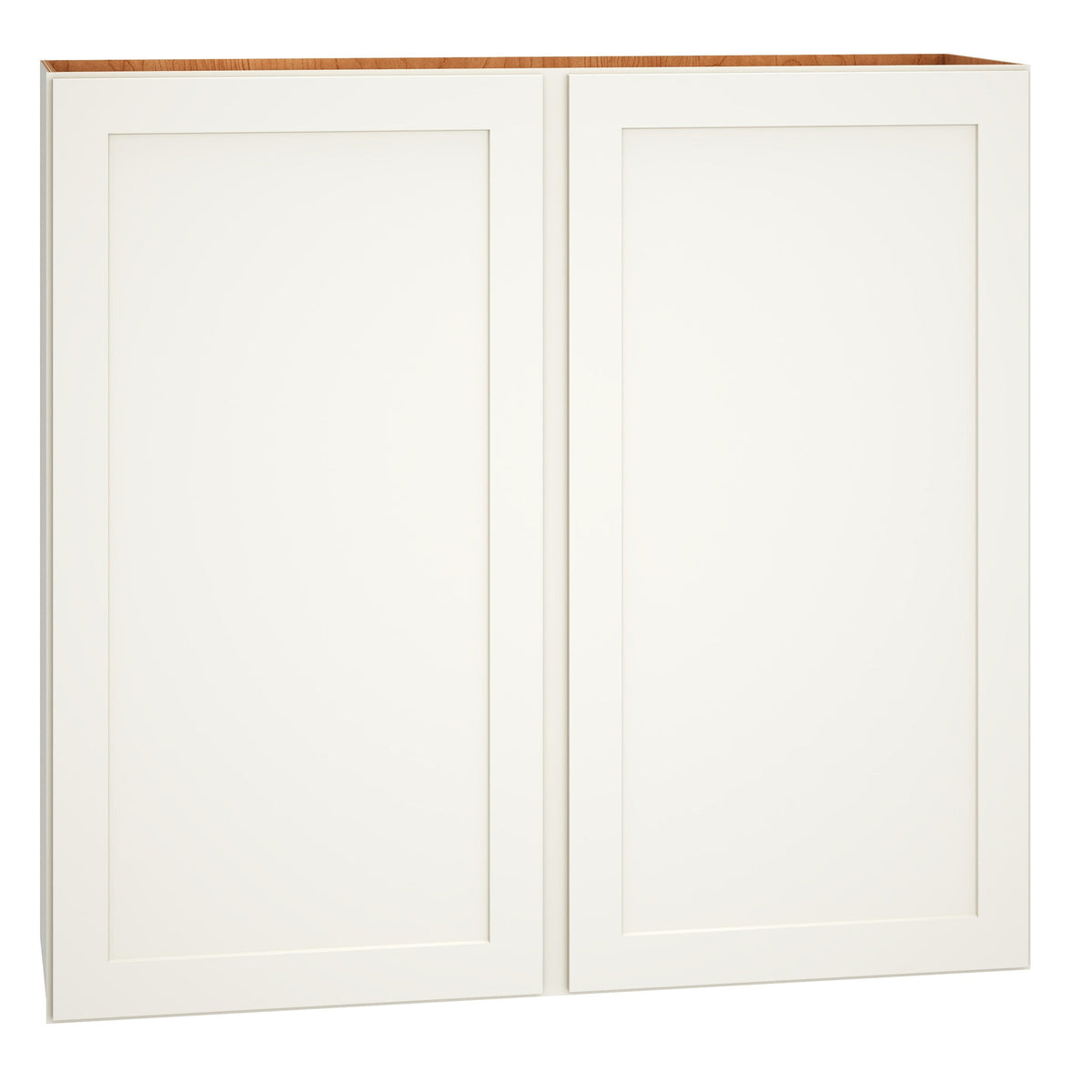 Diamond Express Jamestown 42-in W x 39-in H x 12-in D White Wall Fully Assembled Plywood Cabinet (Recessed Panel Shaker Door Style)