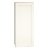Diamond Express Jamestown 18-in W x 42-in H x 12-in D White Wall Fully Assembled Plywood Cabinet (Recessed Panel Shaker Door Style)