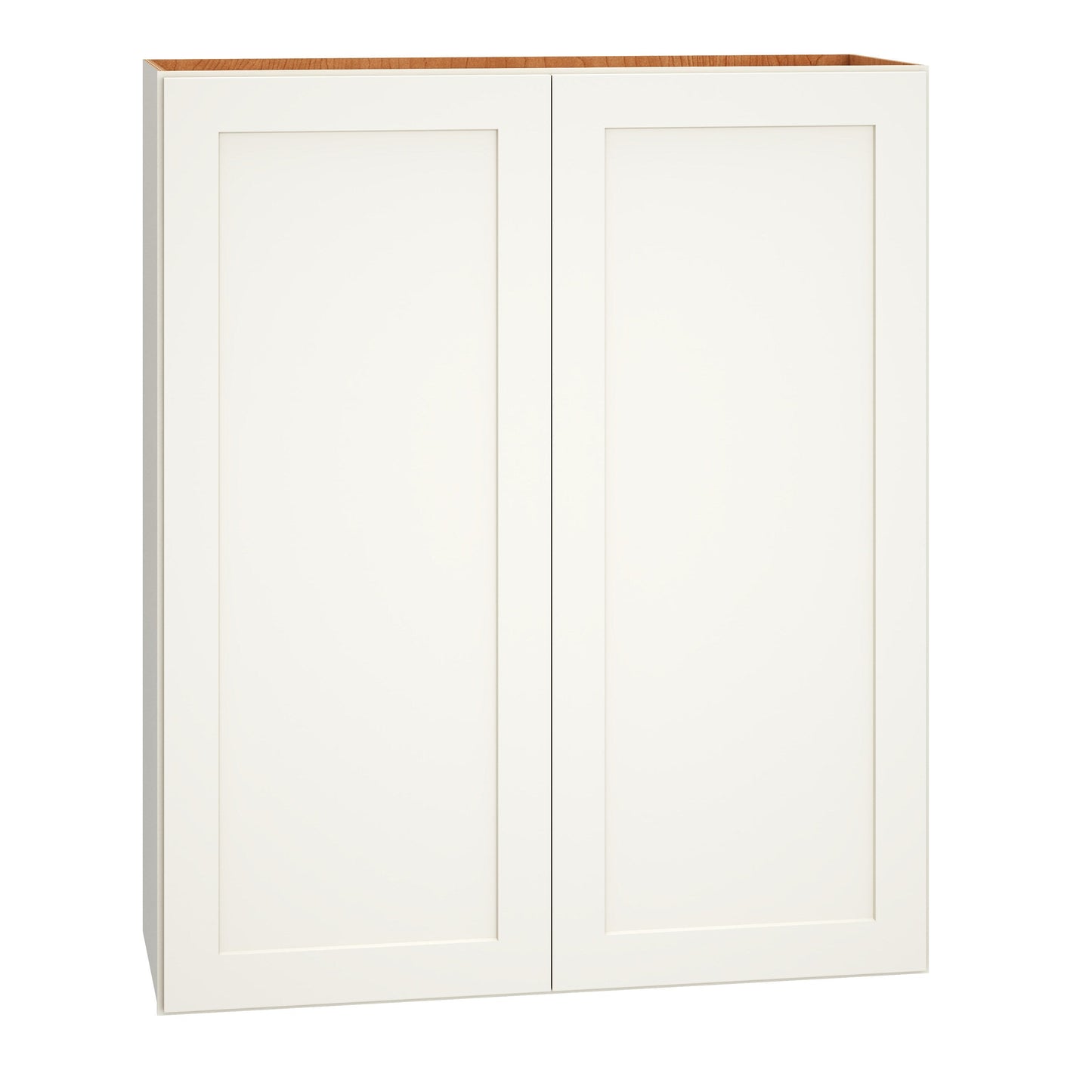 Diamond Express Jamestown 33-in W x 39-in H x 12-in D White Wall Fully Assembled Plywood Cabinet (Recessed Panel Shaker Door Style)
