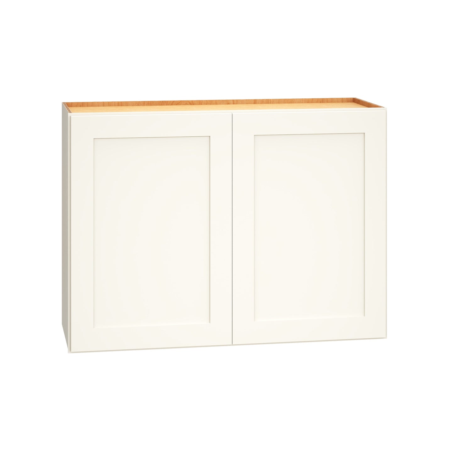 Diamond Express Jamestown 33-in W x 24-in H x 12-in D White Wall Fully Assembled Plywood Cabinet (Recessed Panel Shaker Door Style)