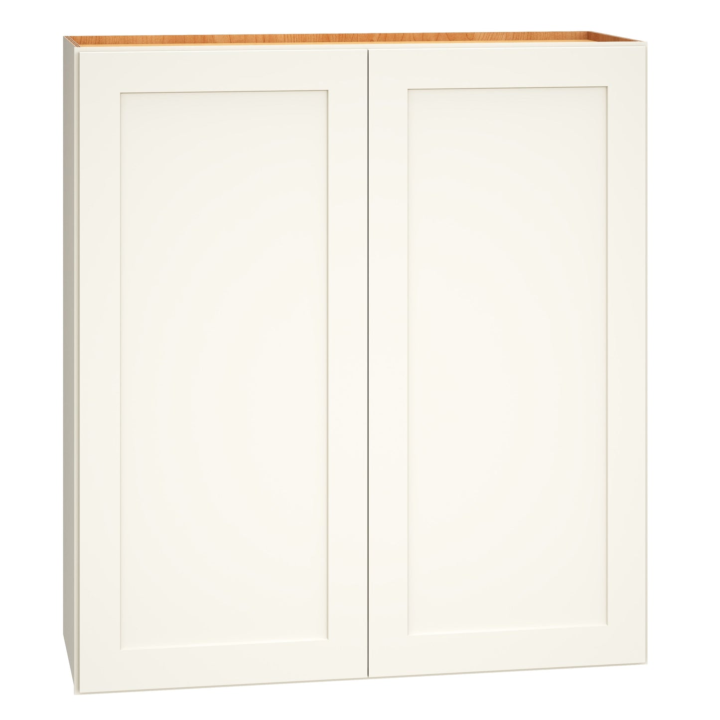 Diamond Express Jamestown 33-in W x 36-in H x 12-in D White Wall Fully Assembled Plywood Cabinet (Recessed Panel Shaker Door Style)