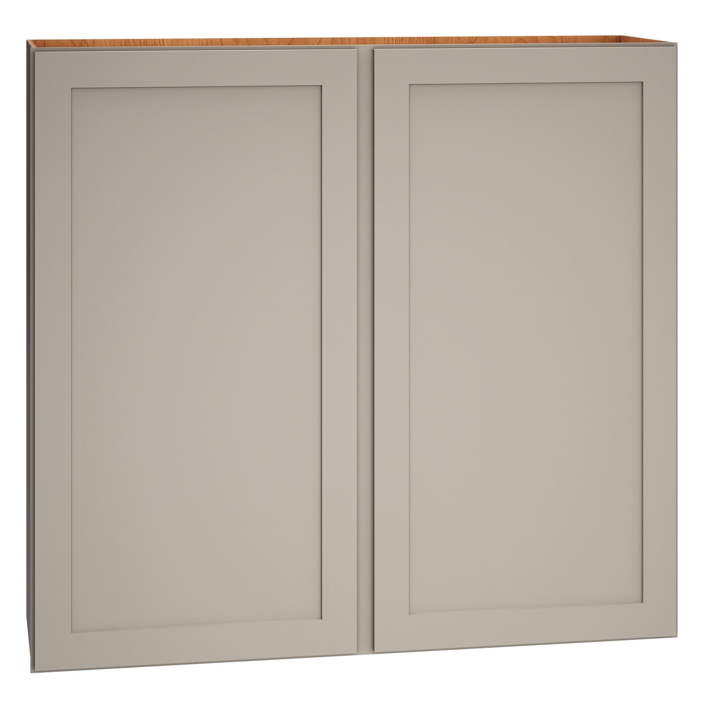 Diamond Express Jamestown 42-in W x 39-in H x 12-in D Cloud Gray Wall Fully Assembled Plywood Cabinet (Recessed Panel Shaker Door Style)