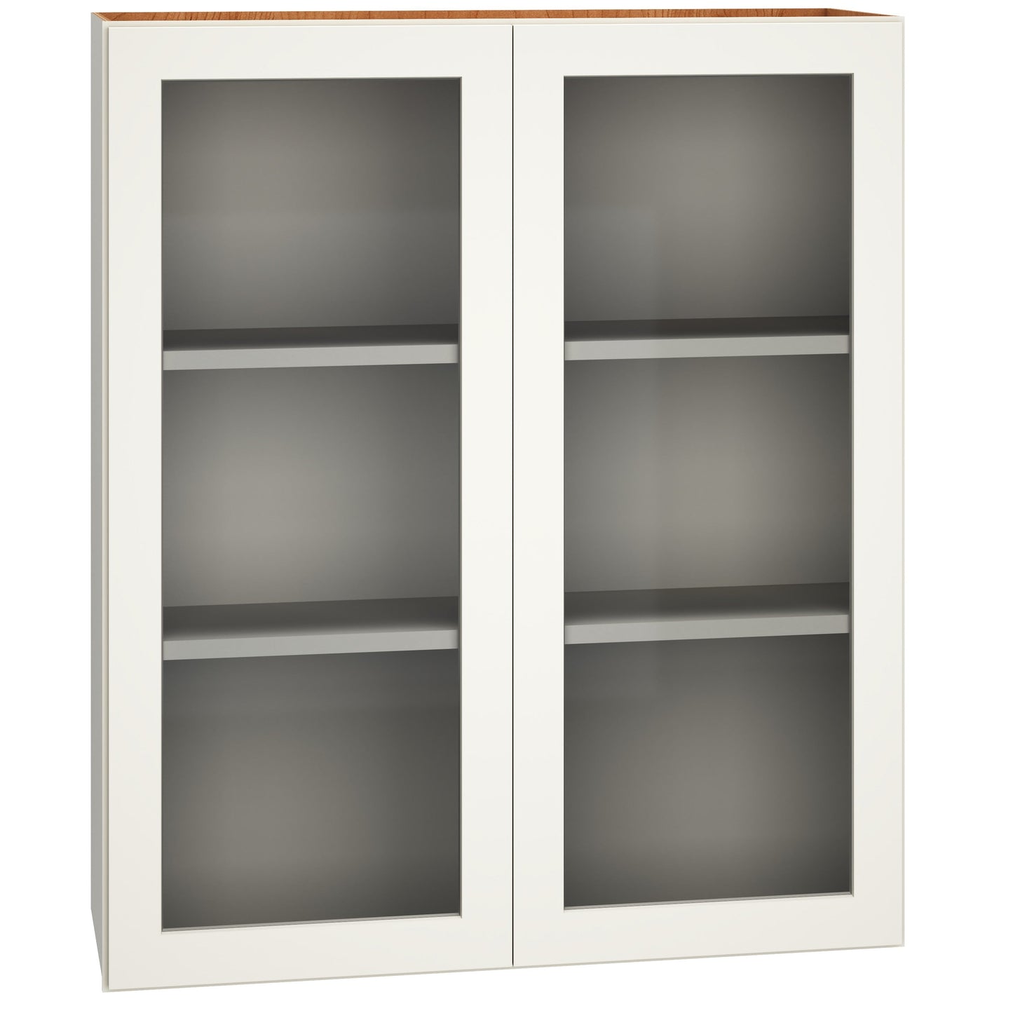 Diamond Express Jamestown 36-in W x 42-in H x 12-in D White Wall Fully Assembled Plywood Cabinet (Recessed Panel Shaker Door Style)
