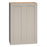 Diamond Express Jamestown 24-in W x 36-in H x 12-in D Cloud Gray Wall Fully Assembled Plywood Cabinet (Recessed Panel Shaker Door Style)