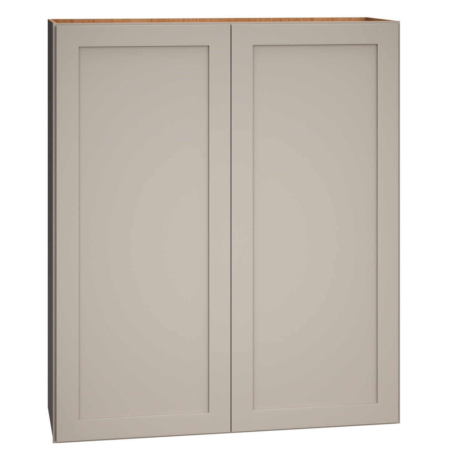 Diamond Express Jamestown 36-in W x 42-in H x 12-in D Cloud Gray Wall Fully Assembled Plywood Cabinet (Recessed Panel Shaker Door Style)