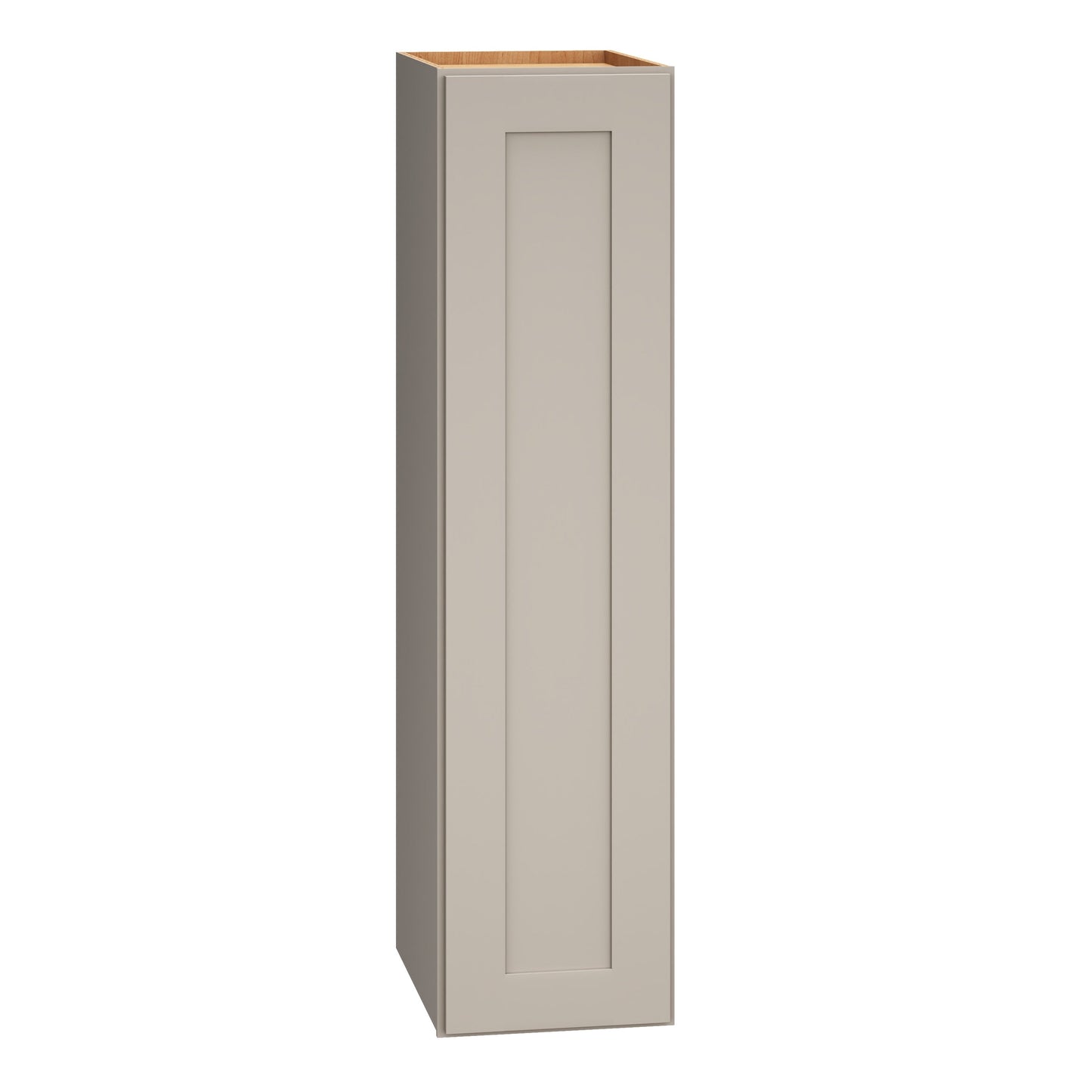 Diamond Express Jamestown 9-in W x 36-in H x 12-in D Cloud Gray Wall Fully Assembled Plywood Cabinet (Recessed Panel Shaker Door Style)