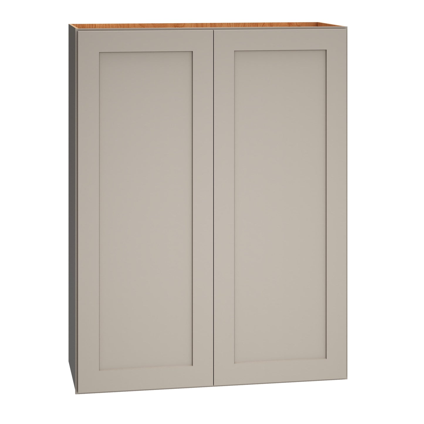 Diamond Express Jamestown 30-in W x 39-in H x 12-in D Cloud Gray Wall Fully Assembled Plywood Cabinet (Recessed Panel Shaker Door Style)