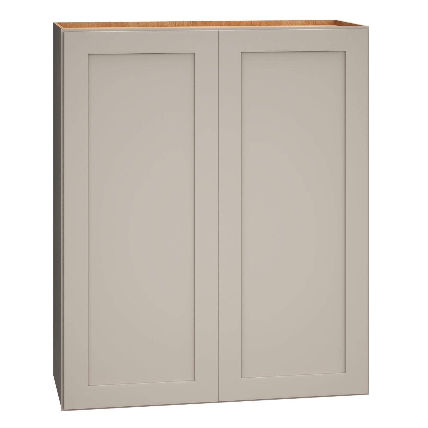 Diamond Express Jamestown 30-in W x 36-in H x 12-in D Cloud Gray Wall Fully Assembled Plywood Cabinet (Recessed Panel Shaker Door Style)