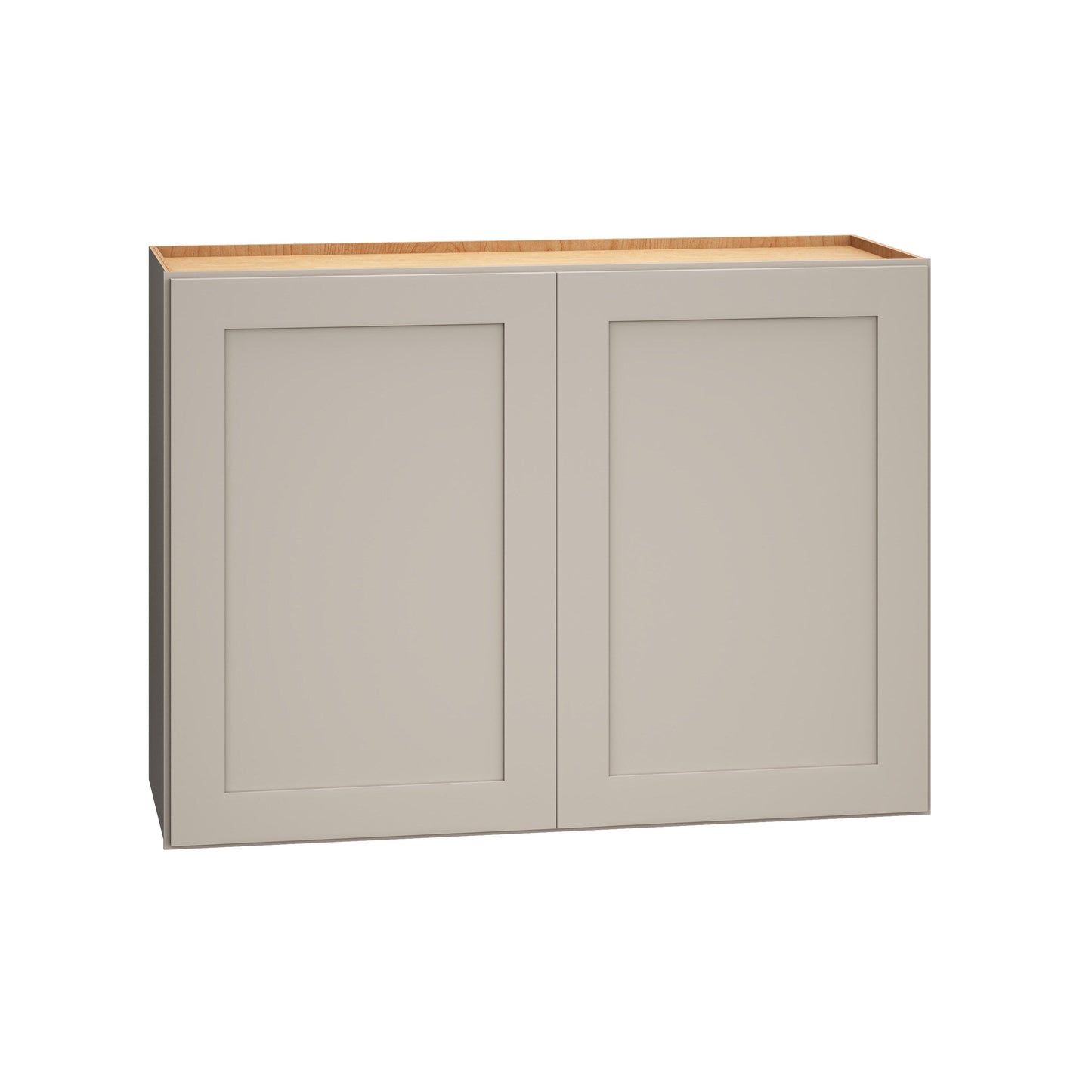 Diamond Express Jamestown 33-in W x 24-in H x 12-in D Cloud Gray Wall Fully Assembled Plywood Cabinet (Recessed Panel Shaker Door Style)