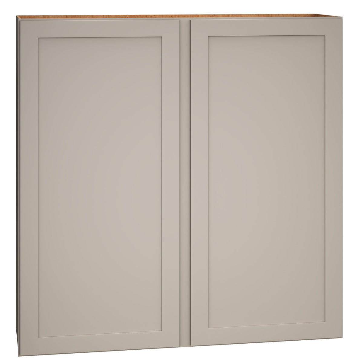 Diamond Express Jamestown 42-in W x 42-in H x 12-in D Cloud Gray Wall Fully Assembled Plywood Cabinet (Recessed Panel Shaker Door Style)